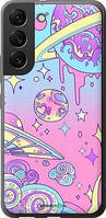 Чехол на Samsung Galaxy S22 Розовая галактика "4146u-2494-63407"