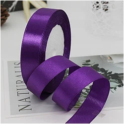 Стрічка атласна 1.2 см 23 м колір Фіолетовий