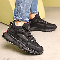Кроссовки влагостойкие Черные кроссы для женщин на зиму Salex Кросівки вологостійкі Чорні кроси для жінок на
