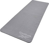 Коврик для йоги двусторонний Reebok DOUBLE SIDED YOGA MAT серо-черный RAYG-11042BKGR