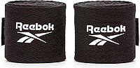 Бинты боксерские Reebok HAND WRAPS черные (250 см) RSCB-12005BK