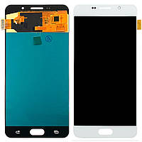 Дисплей (екран) Samsung Galaxy A7 2016 A710F з тачскріном (білий OLED)