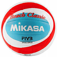 Мяч для пляжного волейбола Beach Classic Mikasa BV543C-VXB-RSB № 5, Toyman