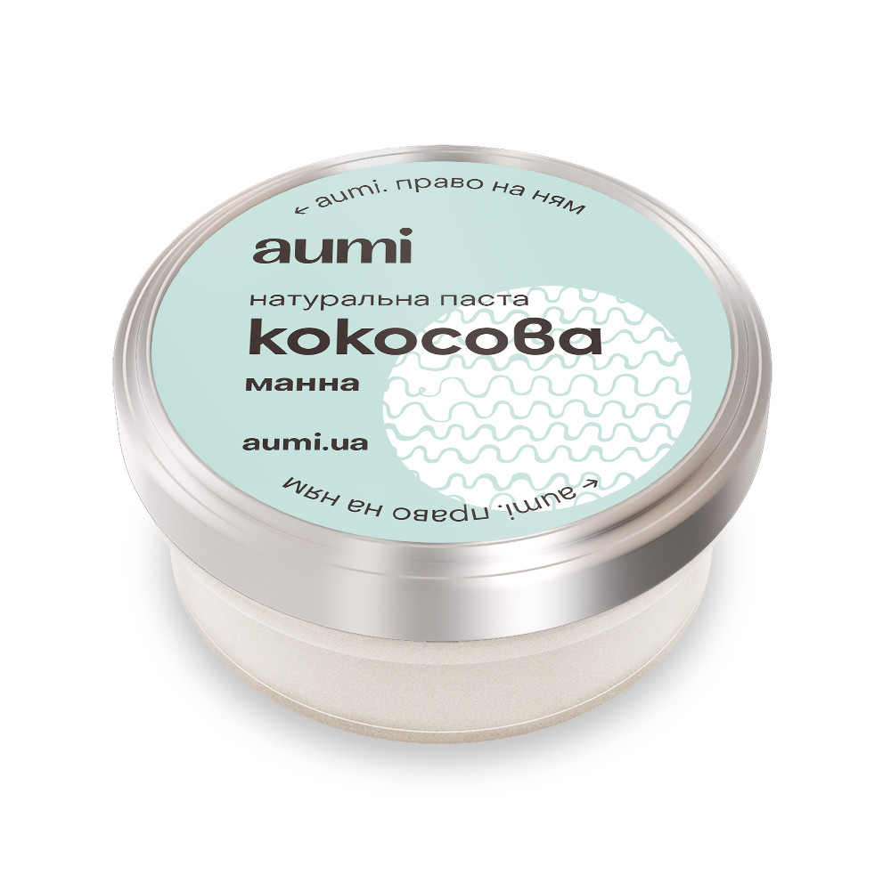 Кокосова паста (манна), 50г, банка СКЛЯНА, натуральна без домішок