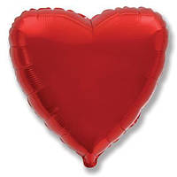 Фольгированный шарик "Сердце красное" 18