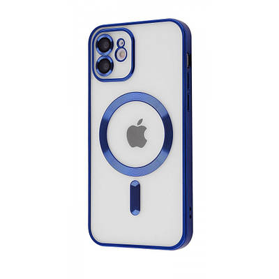 Чехол Metal Matte Case with MagSafe iPhone 14 Pro midnight blue