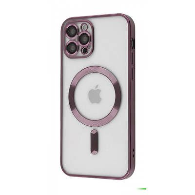 Чехол Metal Matte Case with MagSafe iPhone 12 Pro deep purple