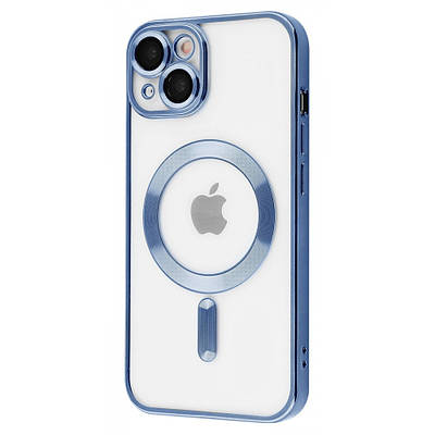 Чехол Metal Matte Case with MagSafe iPhone 13 sierra blue