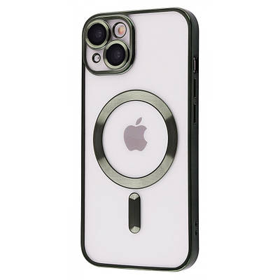 Чехол Metal Matte Case with MagSafe iPhone 14 dark green