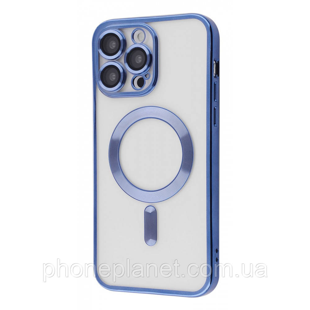 Чехол Metal Matte Case with MagSafe iPhone 13 Pro sierra blue