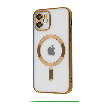 Чехол Metal Matte Case with MagSafe iPhone 14 Pro gold