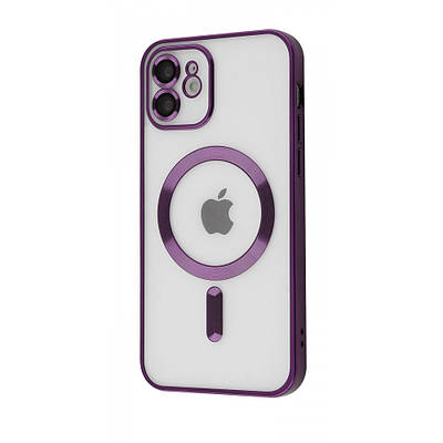 Чехол Metal Matte Case with MagSafe iPhone 14 Pro deep purple