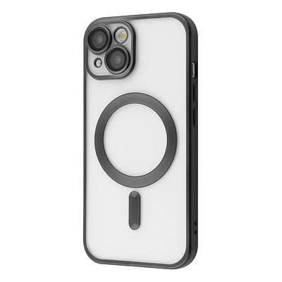 Чехол Metal Matte Case with MagSafe iPhone 15 Plus black