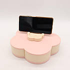 Менажниця - тарілка для закусок Flower Candy Box, Рожева / Цукерниця, фото 4