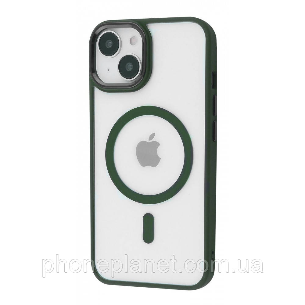 Чехол WAVE Ardor Case with MagSafe iPhone 15 Plus green, фото 1