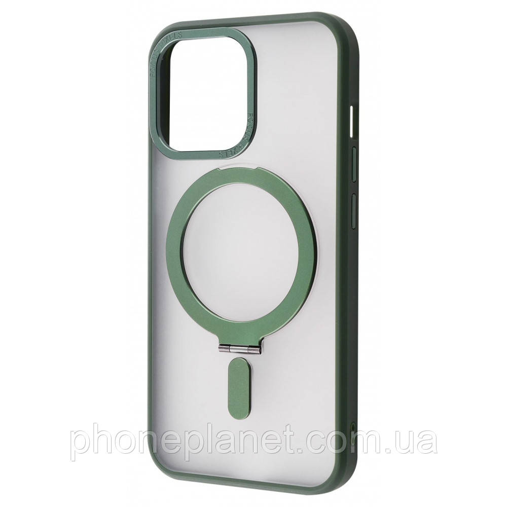 Чехол WAVE Premium Attraction Case with MagSafe iPhone 14 Pro Max green, фото 1