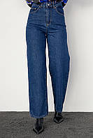 Жіночі джинси-палацо з високою посадкою — джинс-колір, 36р  38
