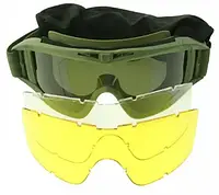 Защитные очки тактические STS , защитная маска со сменными линзами