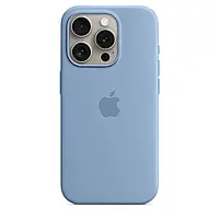 Чохол Apple iPhone 15 Pro Silicone Case with MagSafe - Winter Blue