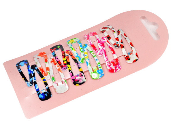 Затиск для волосся міні, ЦІНА ЗА УП. 12ШТ, на планш. 13*6 см (12 шт.), фото 1