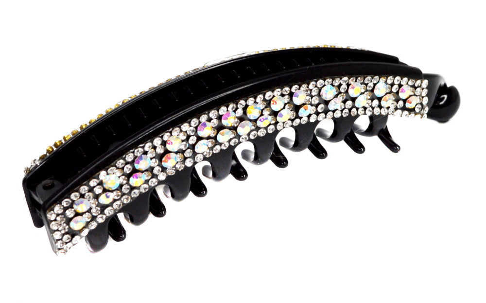 Забиток для волосся біля стразів, ЦІНА ЗА УП. 3ШТ, в пак. 17*10 см (3 шт.), фото 1