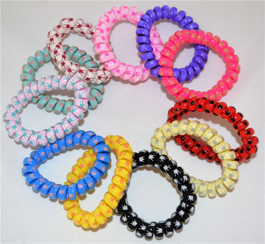 Гумка для волосся корона, ЦІНА ЗА ПУП. 10ШТ в пак. 13*10 см (10 шт.), фото 1