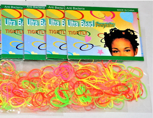 Силіконові резинки міні різнокольорові, в пак. 10*8см (12 пакет), фото 1