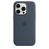 Чехол Apple iPhone 15 Pro Silicone Case with MagSafe - Storm Blue