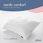 Подушка 50х70см антиалергенна біла Nordic Comfort + з блискавкою ТМ IDEIA, фото 8