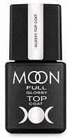 MOON FULL Glossy Top Coat - топ без липкого слоя 8 мл