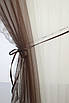 Кухонний комплект (400х170см.), шторки з підв'язками. Колір бежевий з венге. Код 100к 52-0633, фото 3