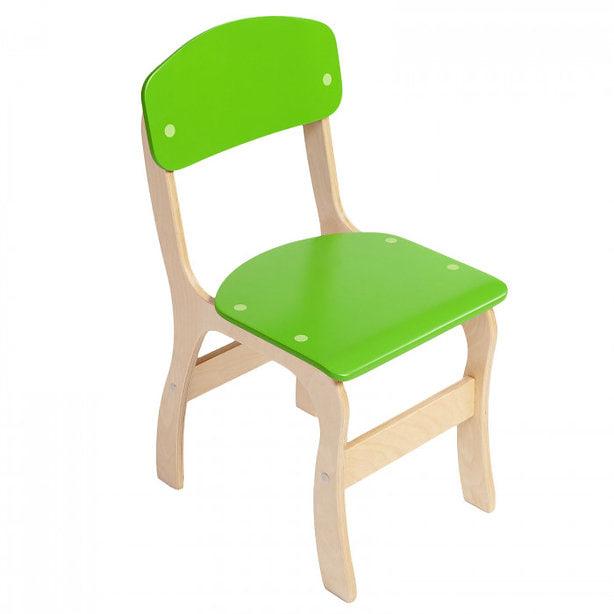 Стілець дитячий фанерний "Фантазія", спинка та сидіння фарбовані, ростова група №3, фото 1