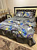 Двоспальні Євро комплекти постільної білизни двуспалка сіра, фото 10