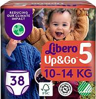 Підгузки-трусики Libero UP&GO 5 MAXI+ (10-14кг) 38шт