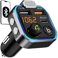 FM модулятор Bluetooth-передавач/зарядний пристрій 12В/24В Xtrobb 22355