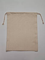 Мішечок з щільної бавовняної тканини 25*30 см.