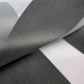 Рулонні штори день-ніч Блекаут Чорний. Тканинні ролети