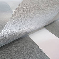 Рулонні штори день-ніч Блекаут Сірий. Тканинні ролети