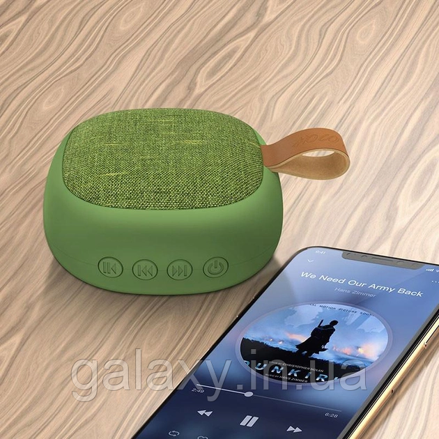 Колонка Hoco Bluetooth 500мАч 3Вт microSD AUX Bright sound sports BS31 Green