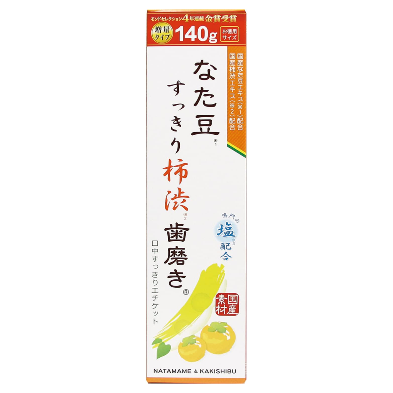 NATAMAME Kakishibu зубна паста з екстрактом хурми та морскою сіллю 140 гр