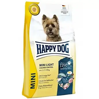 Happy Dog Fit & Vitual Mini Light сухий корм для собак дрібних порід вагою до 10кг