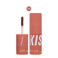 Румяна-помада жидкие для лица и губ Parisa Cosmetics Cheek Kiss № 01 Шоколадный