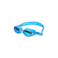 Очки для плавания c зеркальным покрытием, для взрослых, Leacco GS-01 №5 голубого цвета