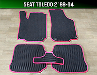 ЕВА коврики Seat Toledo 2 '99-04. EVA ковры Сеат Толедо 2