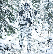 Лента камуфляжная маскировочная, Snow Camo № 1, зима, 4.5 м. Зимняя лента самоклеящаяся, фото 5