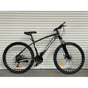 Велосипед гірський алюмінієвий Toprider 777 27.5" рама 17 Shimano Чорний