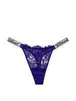 Трусики стринги со стразами Shine Strap Lace Thong Panty Very Sexy Night Ocean