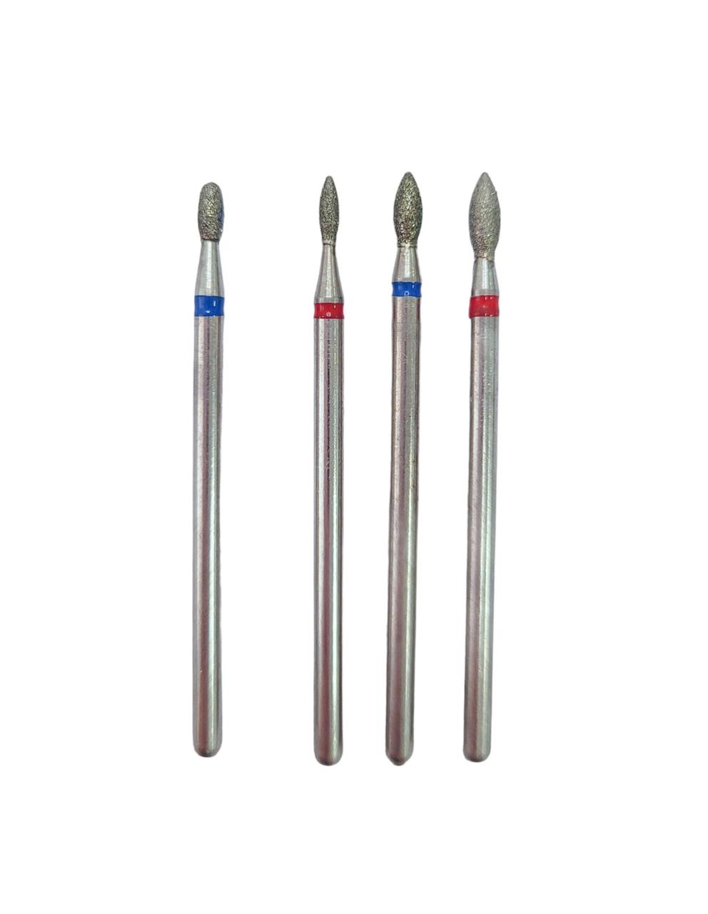 Алмазний бор форма оливи