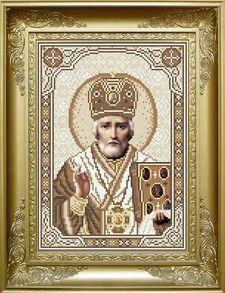 Набір для вишивання бісером Господь Вседержитель (сепія). КРМ-039ч, фото 1