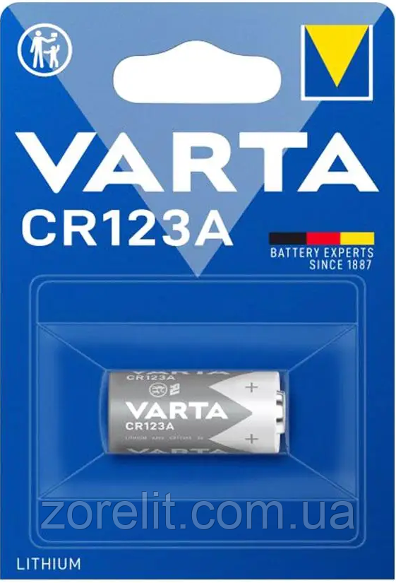 Батарейка Varta cr123a 3v